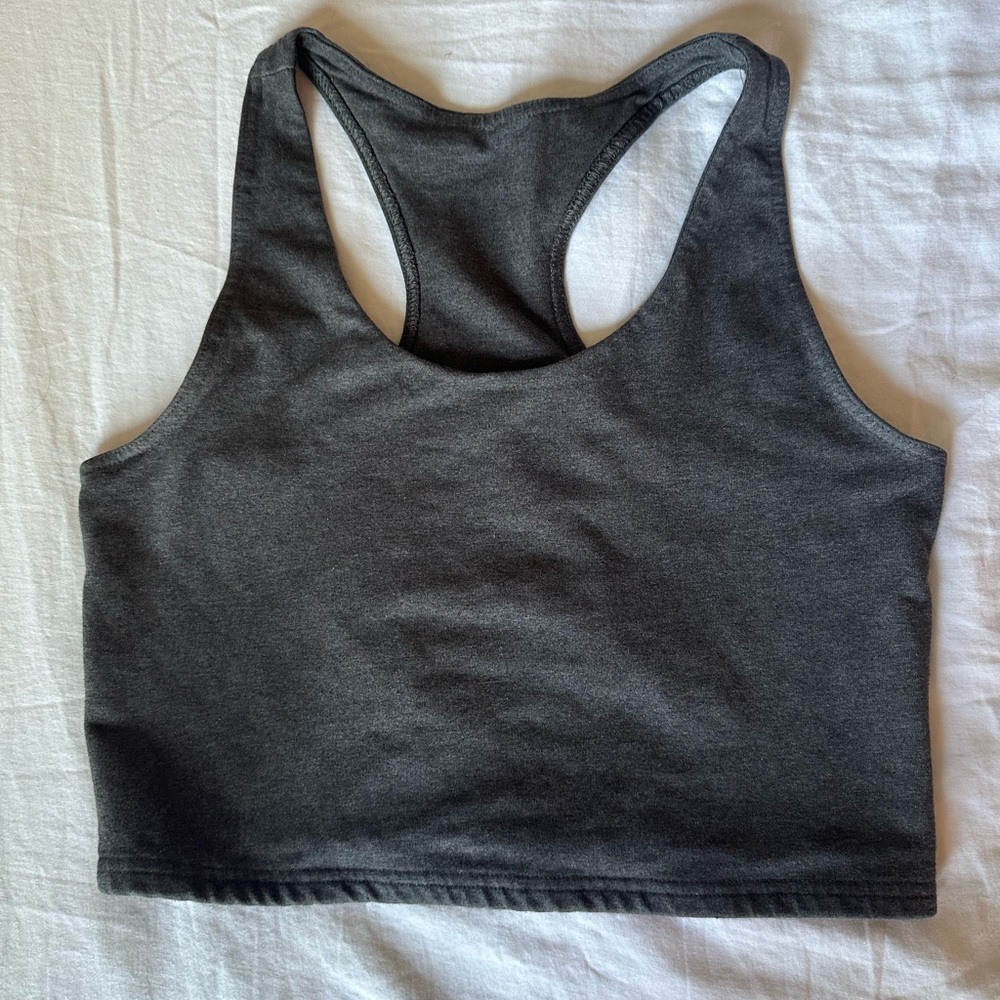Pact Organic Pureactive Bra Top - Charcoal Heather